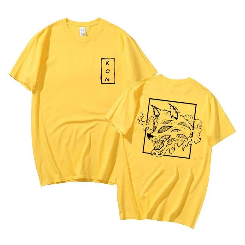 

Аниме Бензопила Унисекс Хаякава Аки Fox Devil Kon Графическая футболка Унисекс Unisexga Хлопковые футболки с круглым вырезом Унисекс Женская футболка Y2k Уличная одежда 4XL