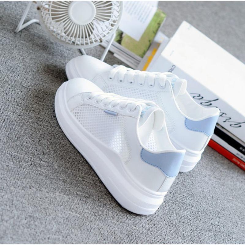 Fashion 2024 Women Sneakers Shoes Female Breathable Students Casual Shoes Sports for Girl Flat Mesh White Shoes Vulcanize   sneakers