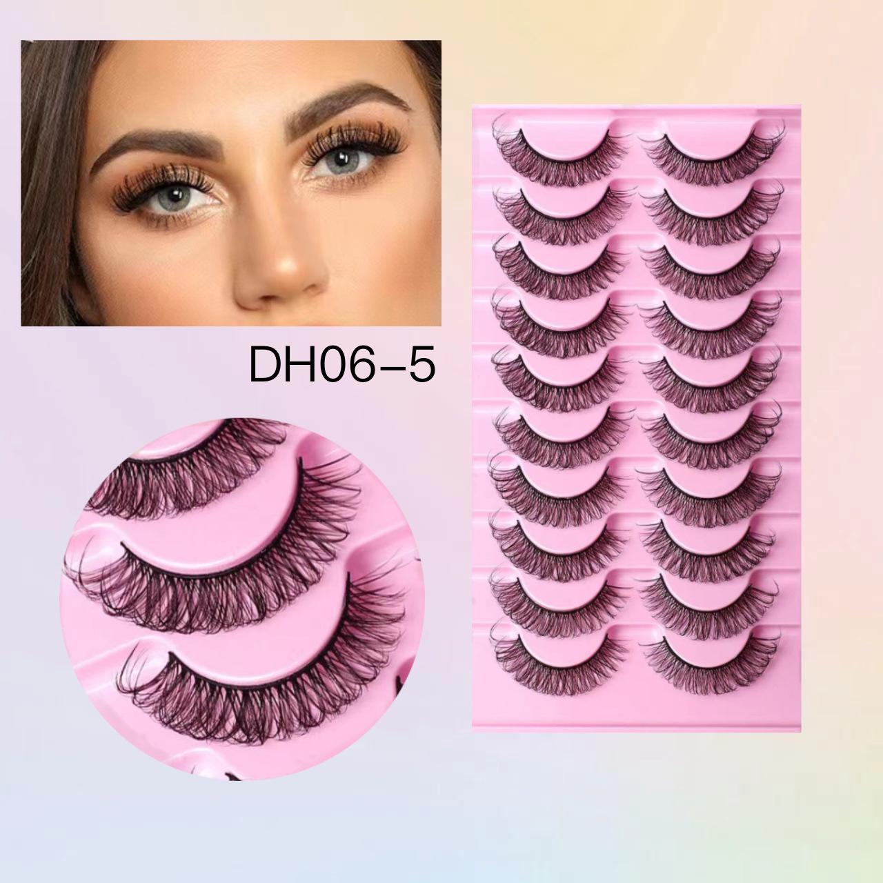 

Самоклеящиеся накладные ресницы многоразовые отдельные ресницы длинные густые объемные наращивание ресниц 05