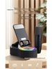 Portable Multifunction Bluetooth Speaker: 5-in-1 Karaoke, Power Bank, RGB Light, Phone Stand