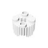 Lot 92947 Round 2x2 with Flutes Fluted and Axle Hole Brick Building Block Toy Compatible Educational Creative Size Gift DIY MOC