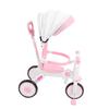Baby Tricycle with   Parents Push Handle Music Light Folding Canopy Toddler Kids Trike for 18 Month to 5 Years Boys Girls