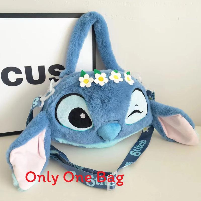 

Мультяшный рюкзак из мягкого плюша для девочек с застежкой-молнией для путешествий и повседневной носки DarkBlue