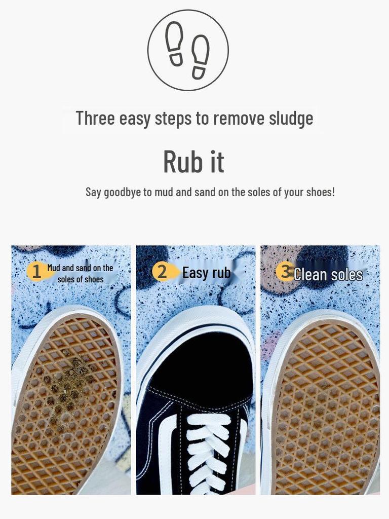 Cross-Border Non-Slip Wear-Resistant Entrance Mat - Cuttable and Dirt-Resistant Door Mat for Home 