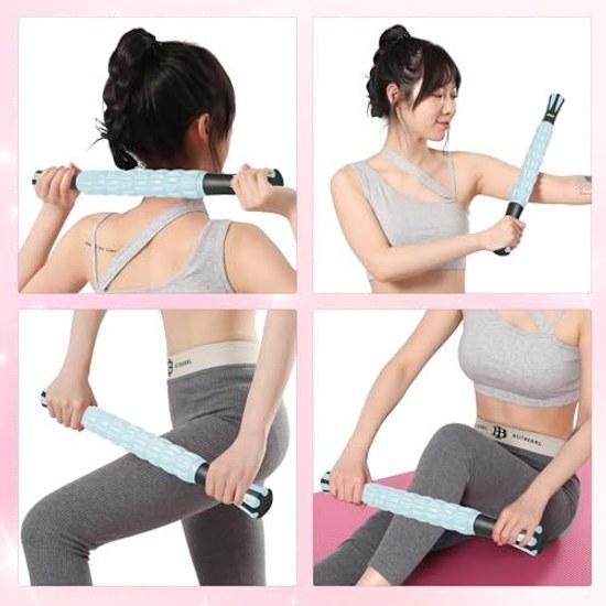 Foam Roller AYO Fascia Release Massage Set Yoga Pole Legs Thighs Back Muscle Relaxation Stretch Training Sports Fitness Stretching Equipment Manual