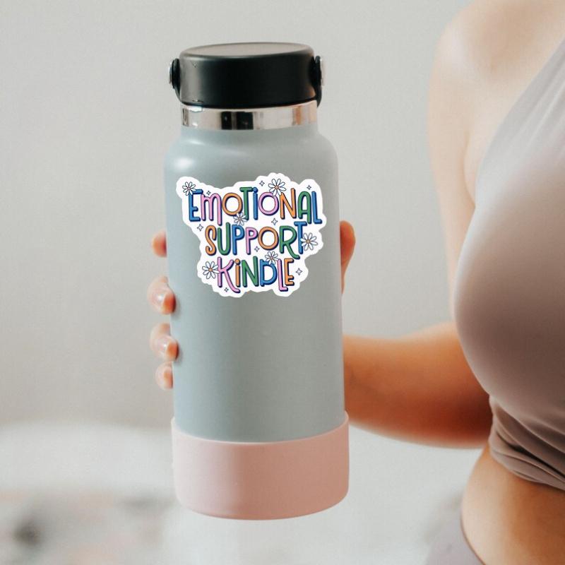 Emotional Support Kindle Sticker Durable for Laptop, Car, Luggage, Skateboard & More - Perfect for Teens, Adults, Creative Decor & Gifting