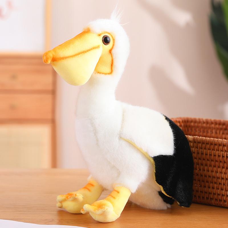 Simulated Bird Doll Swan Peacock Eagle Flamingo Zoo Gift Scenic Ornament