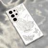 Creative Butterfly Phone Cover Case for Samsung Galaxy S26 Ultra S21 Note 20 S23 S25 Plus S24 FE S22 S25Edge S20 FE