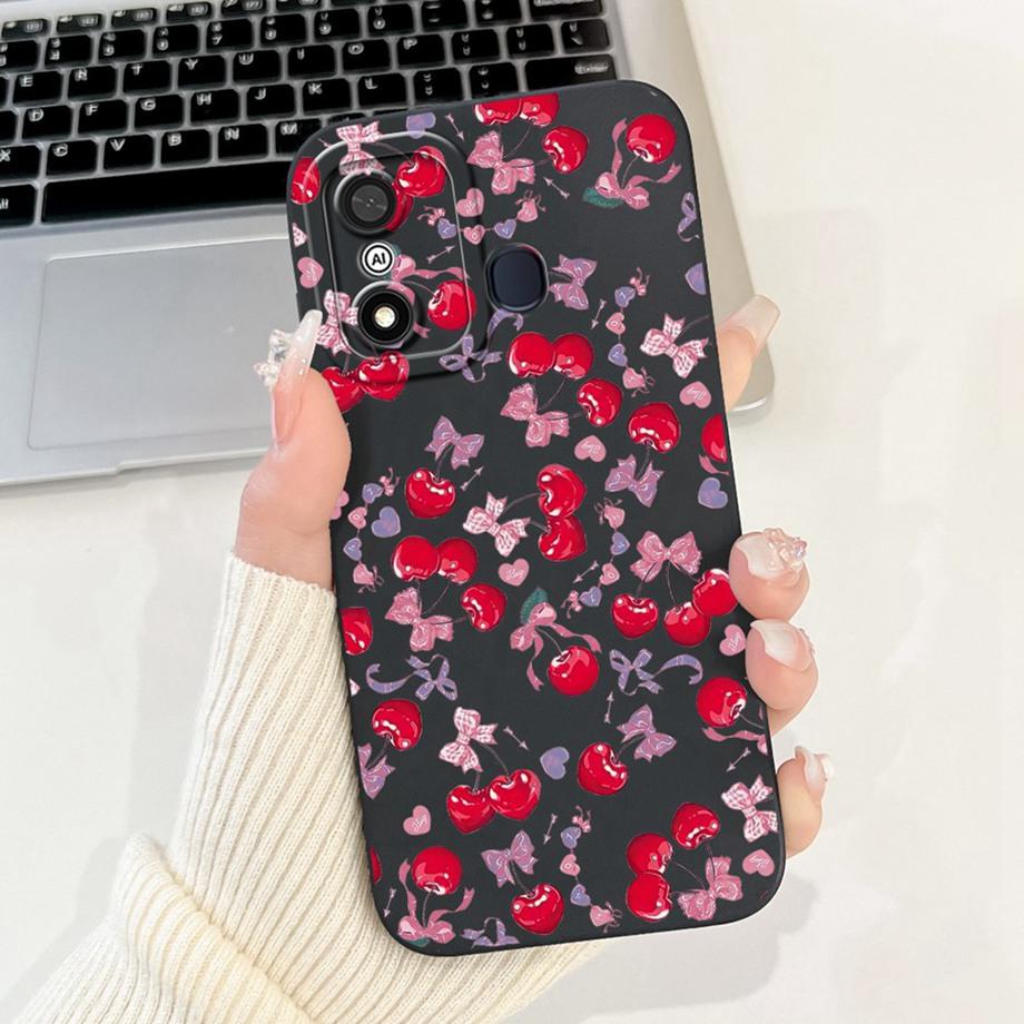 Cover For Itel A27 A48 A25 A35 Case Artistic Style Shockproof Funda For Itel A60 A60s A70 Soft Liquid Silicone Bumper