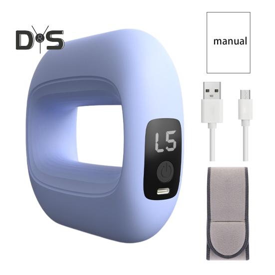 

Массажное кольцо для мышц со светодиодным дисплеем, эргономичный дизайн, несколько режимов вибрации, портативный аппарат для массажа фасциальной ткани фиолетовый