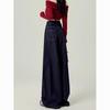Jeans Amples à Taille Haute pour Femme - Grande Taille, Style Décontracté Printemps