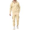 Men's Casual Tracksuit Set for Winter Cold Outdoor Activities