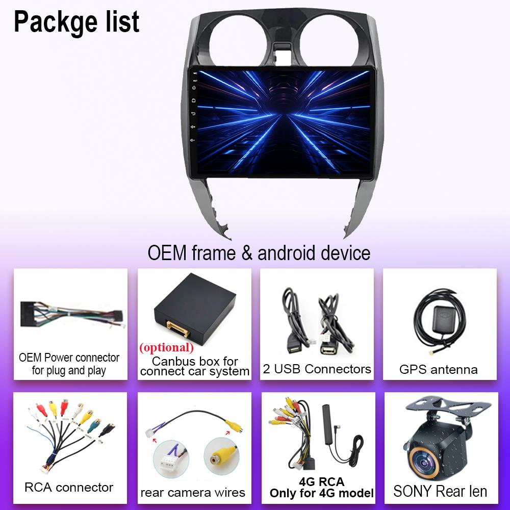 Android 14 Car DVD For Nissan Note 2 E12 2012 - 2021 Wireless Carplay Auto Radio Stereo Multimedia Player GPS Navigation NO 2din