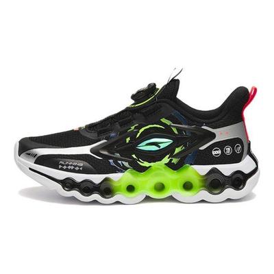 Kids Energy Ring 8.0 Non-Slip Wear-Resistant Breathable Rebound Low-Top Running Shoes Kids Running Shoes Black Silver Green 312245581-2
