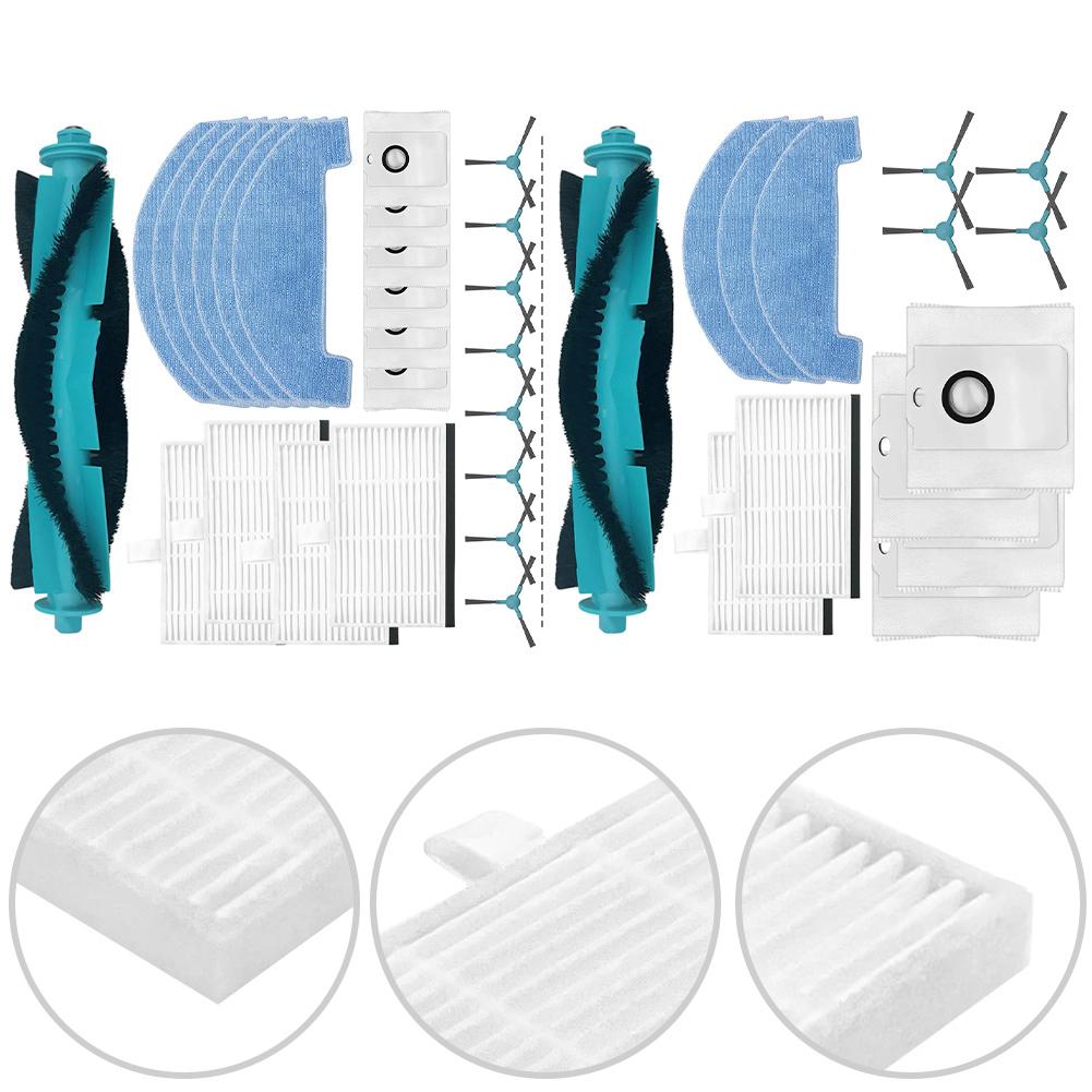 Perfektes Passform Hauptbürste Filter Mopptuch Staubbeutel Set für Conga 2499 Ultra