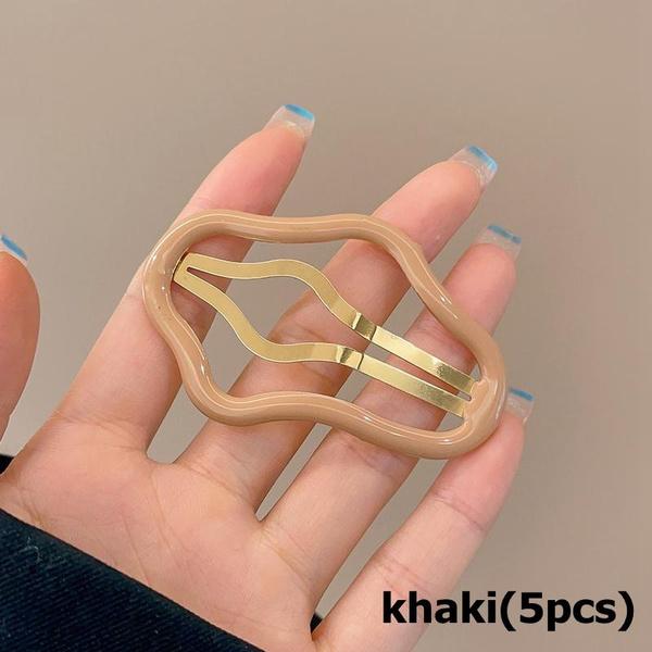 

5 шт., милый полый зажим в форме облака, зажим BB для женщин, милая заколка для волос с челкой, боковой зажим для девочек и детей, аксессуары для волос 5PCS