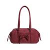 Stylish and Casual Single-shoulder Bag for Women, Simple and Fashionable Bow Hand-held Boston Bag