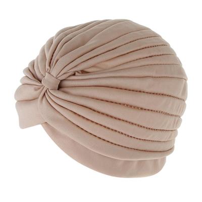 Damen Twisted Plissee Turban Hut Hijab Cap Kopf Wrap Chemo Indian 