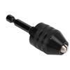 Drill Chuck Adapter 0.6-8mm Clamping 1Celsius4 Inch Hex Shank 3 Jaw Drill Chuck Conversion Tool for Power Tools