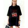 Oversized T Shirt Black Class Of 2025 Senior Graduation Party Wear