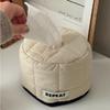 Tissue Paper Storage Box Space-Saving Round Square Roll Paper Tissue Case Table Decor Tissue Bag Living Room Storage Napkin