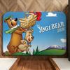 Cartoon Y-Yogi B-Bear Floor Mat Soft Flannel Floor Mat  Suitable for Entryways, Living Rooms, Bedrooms, and Bathrooms