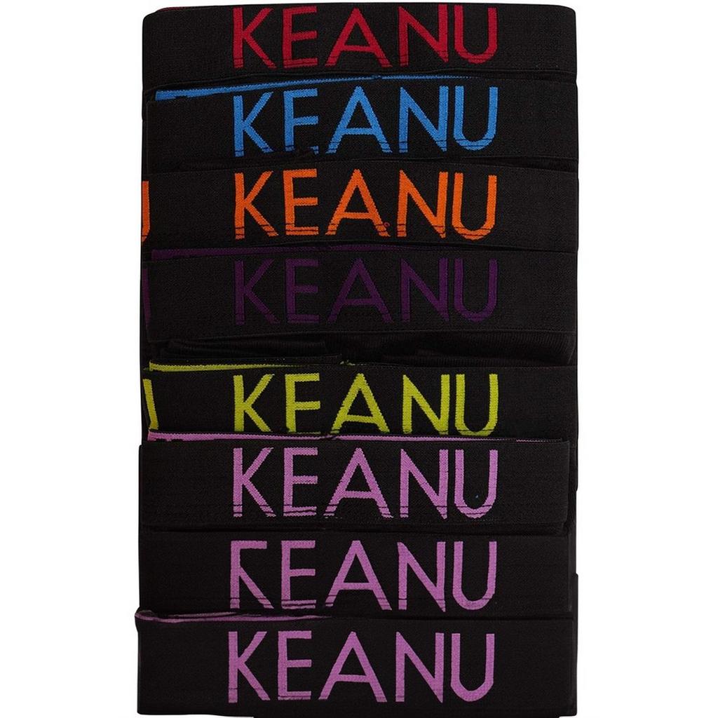 Keanu Mens Neon Cotton Blend Boxer Shorts (Pack of 6)