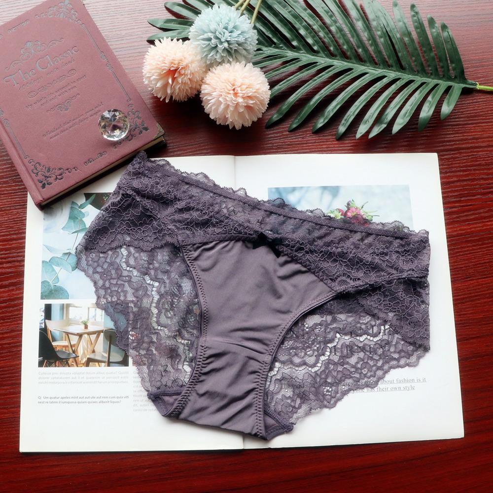 Sexy Underwear Ladies Seductive Lace Panties Women Low Waist Comfortable Breathable Quick Drying Women's Briefs