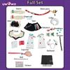Serie Cosplay Collab Varesa UWOWO: Costume Cosplay Varesa del Gioco Genshin Impact Con Copricapo Costume di Halloween