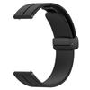 For Huawei/Samsung Universal 22mm Smartwatch Strap Magnetic Folding Buckle Silicone Band