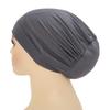 2024 New Soft Elastic Muslim Fashion Hijab Undercaps Women's Headscarf Hat Chemo Hats Hair Care Solid Color Turban Bonnet