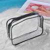 Marken-Design Transparente Make-up-Tasche Verdickte PVC-Kosmetiktasche Wasserdicht Reise-Tragbare Toilettenartikel-Tasche Set