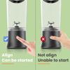 Practical Plastic Juicer Machine with Detachable Parts Easy Cleaning Juicing Tool Travel Juices Maker Plastic Texture