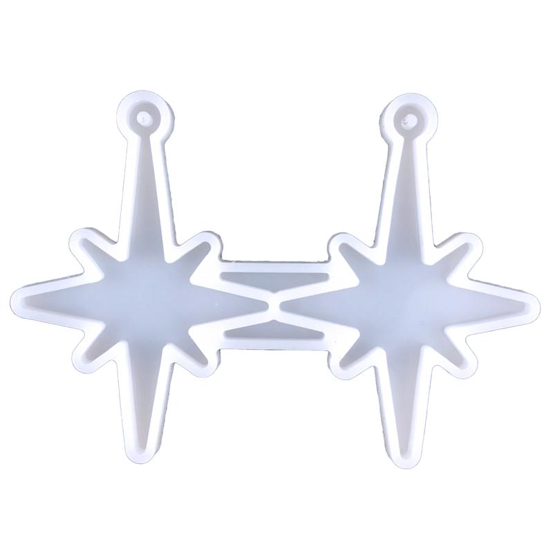 Astronomical Element Earrings Drop Glue Mold Diy Planet Moon Star Keychain Mold Ornament for Key Pendant Silicone Mold 1