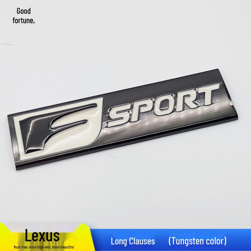Compatible with Lexus IS200T, RX, ES, NX, CT200; features FSPORT logo and rear emblem.