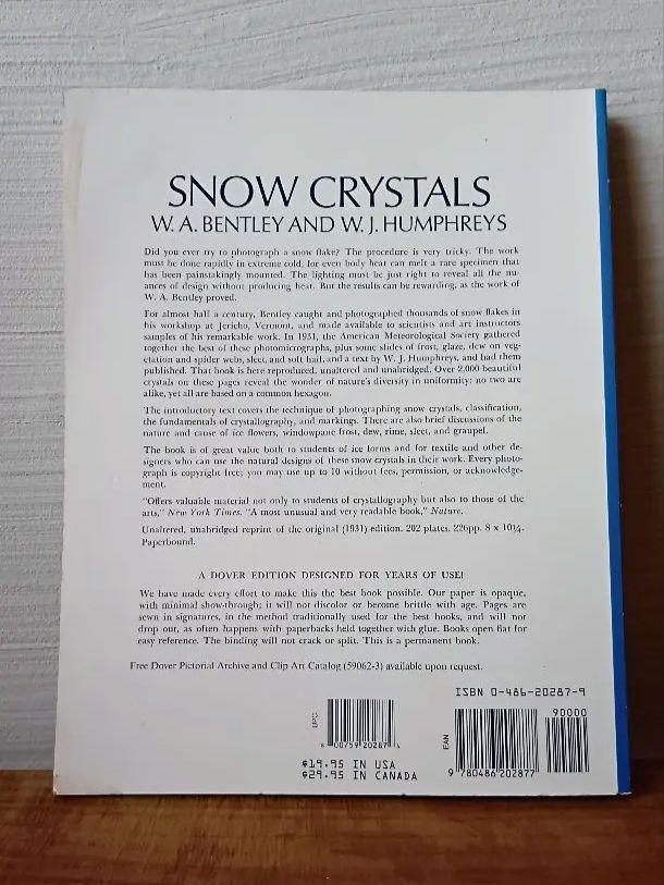 [USED] SNOW CRYSTALS Foreign Books