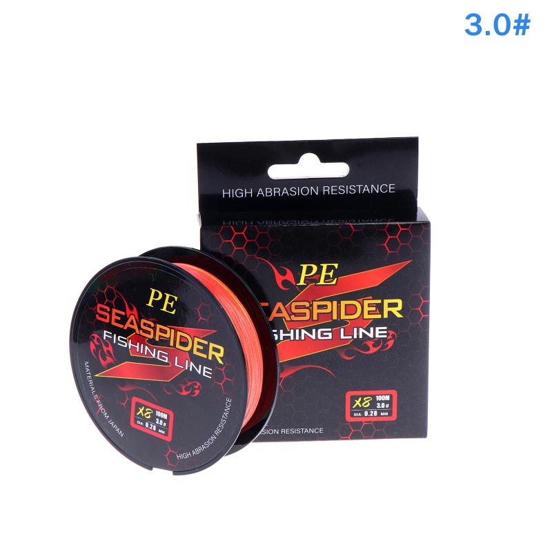 Long-Lasting 8 Strands PE Fishing Line 100M Superior Strength for Heavy Baits