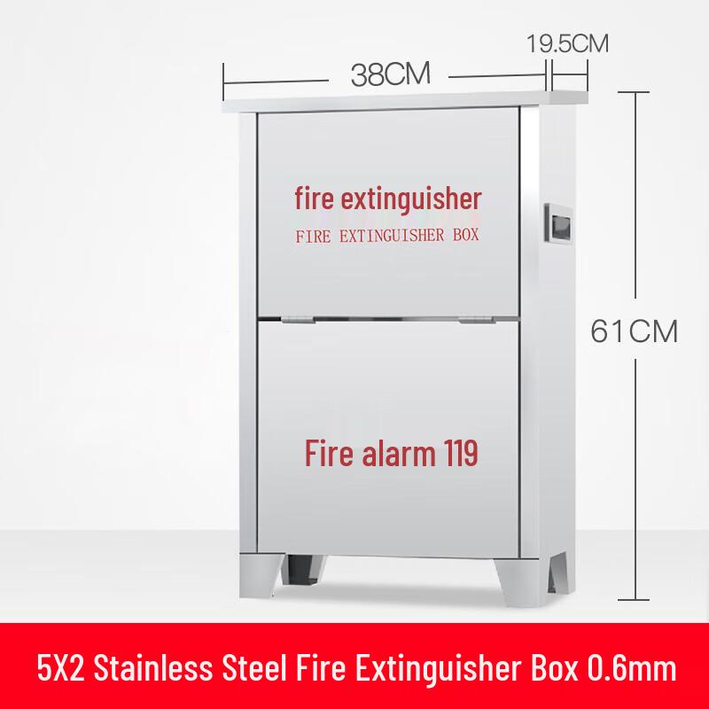 Stainless Steel Fire Extinguisher Box 5x2