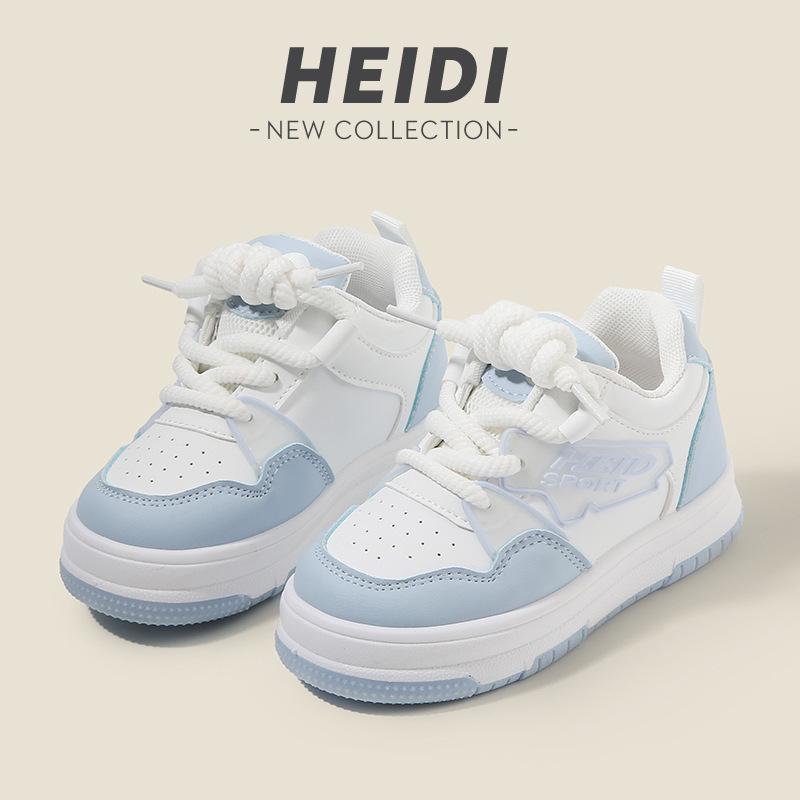 Children's Sneakers2026Spring and autumn boys' casual sneakers, new high-top girls' white shoes, soft-soled baby shoes