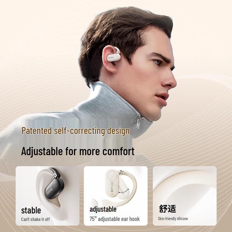 

SaiNa Open-Ear Air/Bone Conduction Bluetooth Sports Headphones