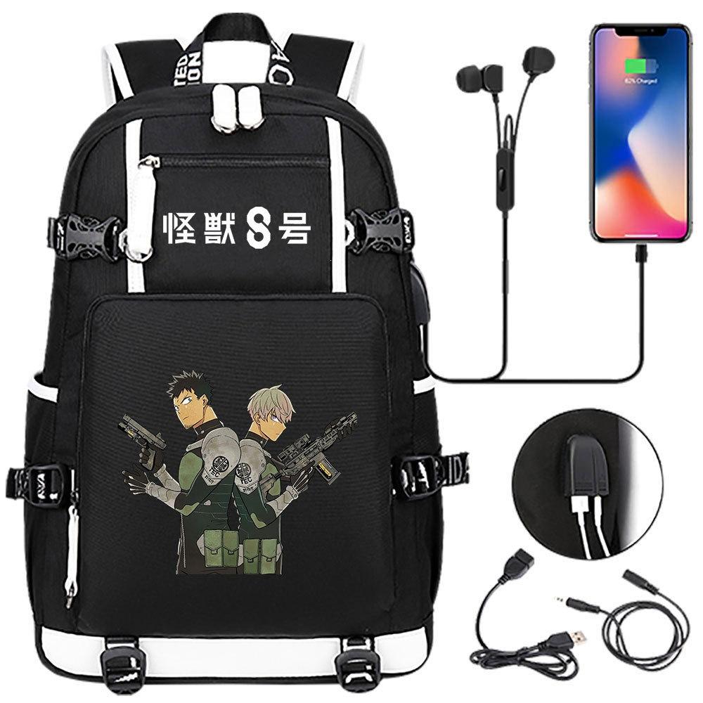 Schulrucksack mit großer Kapazität und Schultergurt; Schüler Drei-teiliges Federmäppchen-Set