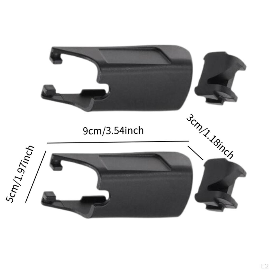 2 Pieces Rear Wiper Arm Nut Cover Cap Clips Practical for