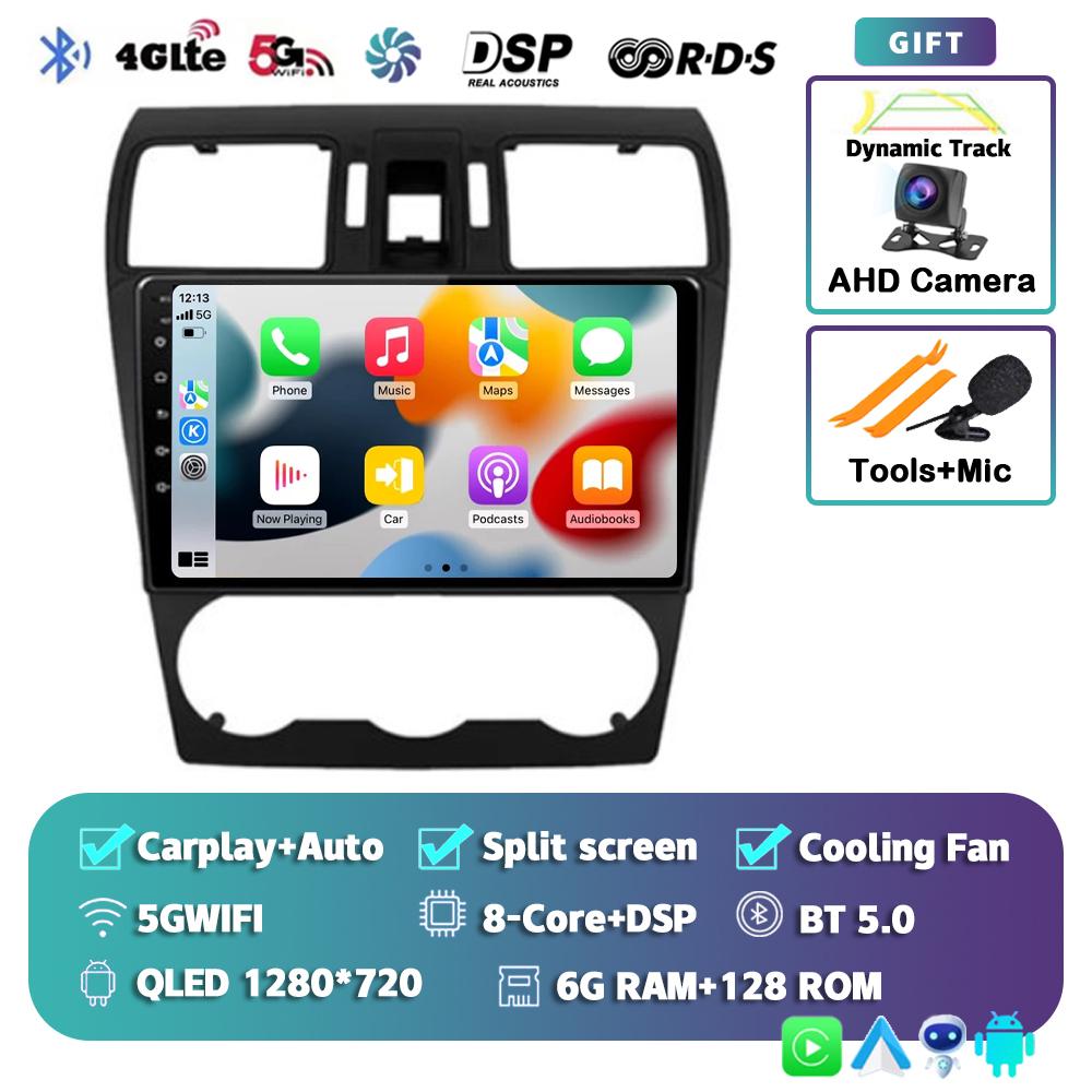 Android 14 Carplay Auto Car Radio For Subaru Forester XV WRX 2012 2013 2014 2015 2018 Multimedia Player GPS Stereo DSP WiFi+4G