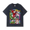 275 GSM Washed T-shirts 100% Cotton DanDaDan V8 Print Unisex Heavy Cotton T Shirt
