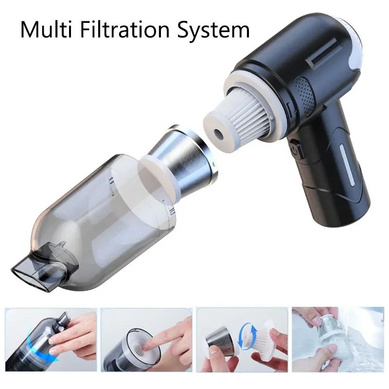 Pro-Grade 39000Pa Pet Hair Vacuum Wireless Rechargeable Grooming Tool for Cats Dogs with Anti-Tangle Tech Household Car Use