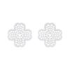 Creative Design Imitation Crystal Earrings Women's White 5409464