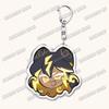 Süße Game Cookie Chibis Schlüsselanhänger für Accessoires Tasche Schatten Milch Reine Vanille Granatapfel Schlüsselringe Schmuck Fans Freunde Geschenke
