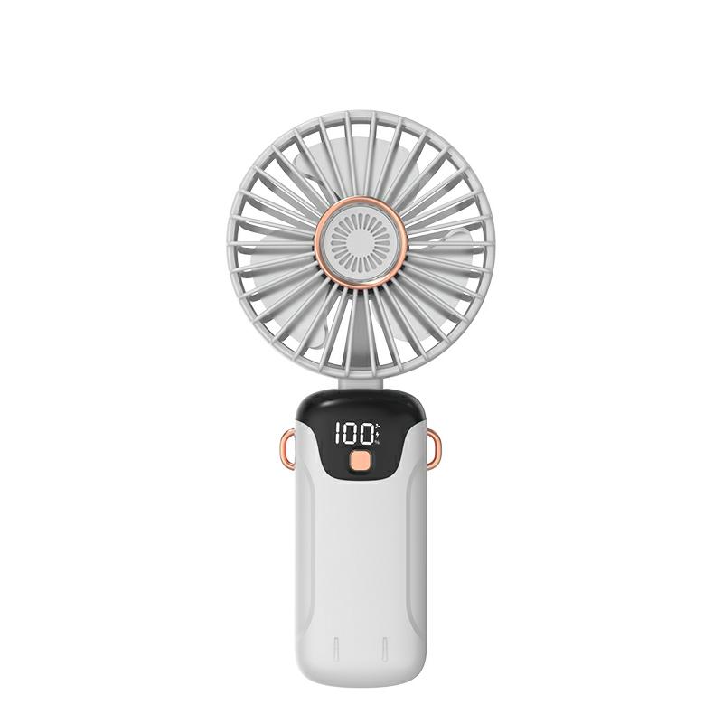 

Портативный ручной маленький вентилятор многофункциональный складной мини милый подвесной на шею маленький вентилятор студенческое общежитие с экраном белый
