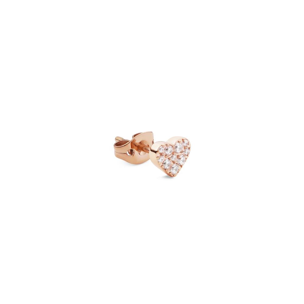 Daniel Wellington Micro Crystal Heart Stud Heart Cubic Mini Earrings