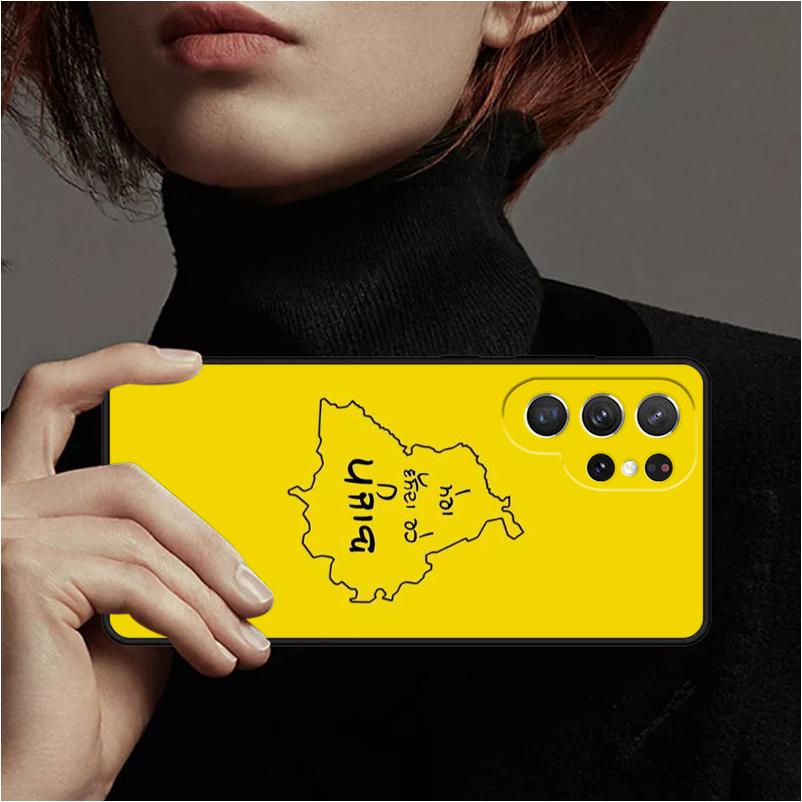 Punjab Karte Handyhülle Cover Coque Für Samsung Galaxy S24 Ultra 23 S22 Plus S21 FE S20 Note 10 Pro Note 20 lite